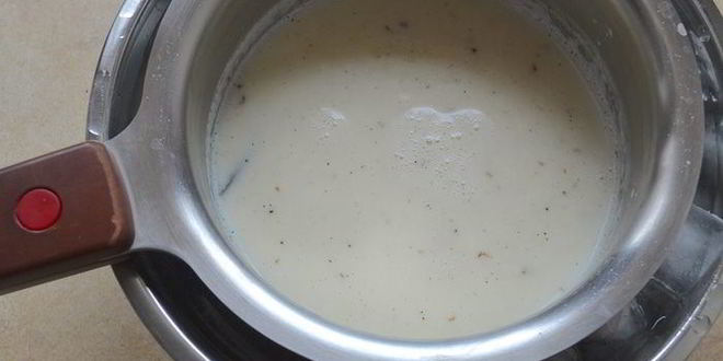 Рецепт ванильного мороженого со сливочным сыром и медом