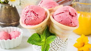 Рецепт Вишневого йогуртового мороженого