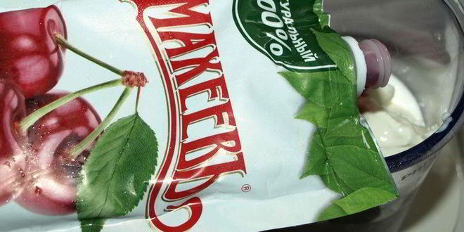 Рецепт вишневого творожно-йогуртового мороженого