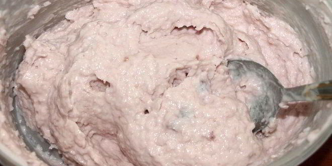 Рецепт вишневого творожно-йогуртового мороженого