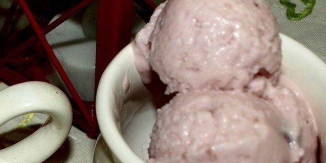 Рецепт вишневого творожно-йогуртового мороженого