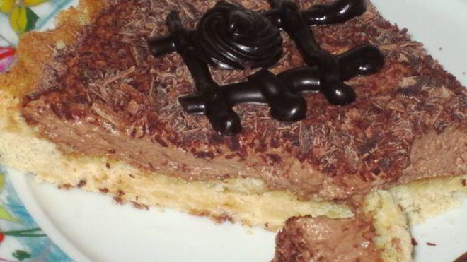 Рецепт кростаты с шоколадным муссом