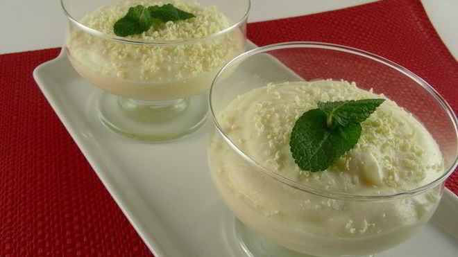 Рецепт мусса из белого шоколада и лимона