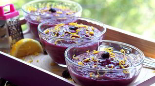 Рецепт Мусса из кус-куса с ягодами и фруктами