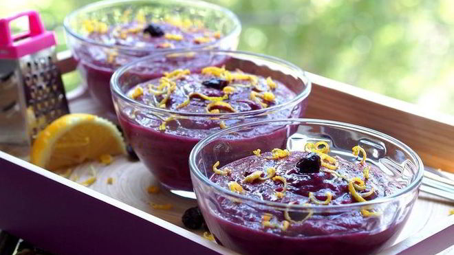 Рецепт мусса из кус-куса с ягодами и фруктами