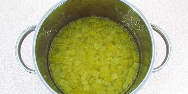 Рецепт мусса из ревеня