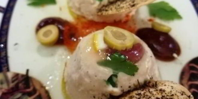 Рецепт Мусса из тунца и рикотты с чипсами из тортильи