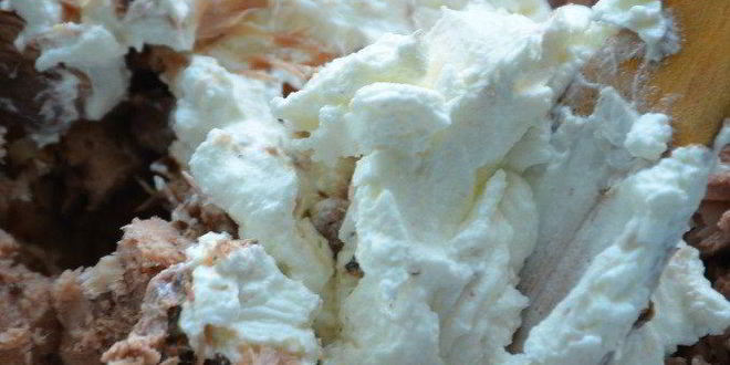 Рецепт мусса из тунца на абрикосах