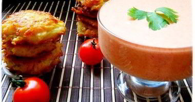 Рецепт Мусса из запеченных овощей с картофельными оладьями