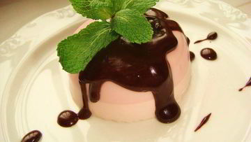 Рецепт Мусса с шоколадным соусом