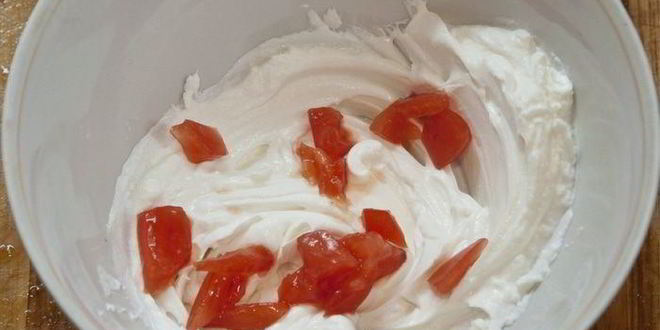 Рецепт нежной говядины с муссом из кабачка и кремом из козьего сыра