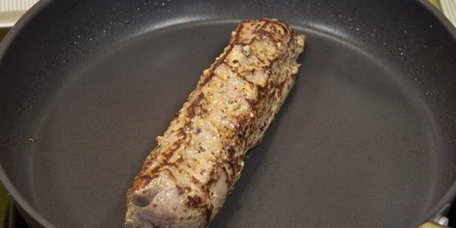 Рецепт нежной говядины с муссом из кабачка и кремом из козьего сыра