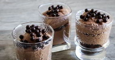 Рецепт Праздничного шоколадного мусса