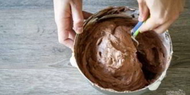 Рецепт праздничного шоколадного мусса