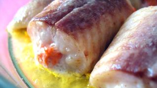 Рецепт Рыбных рулетиков с рыбным муссом