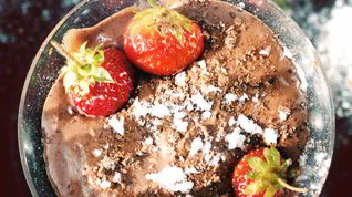 Рецепт Шоколадного мусса со сливками