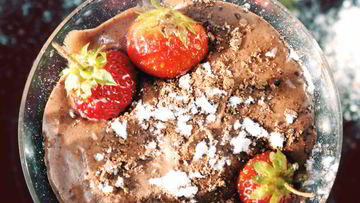 Рецепт Шоколадного мусса со сливками