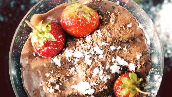 Рецепт шоколадного мусса со сливками