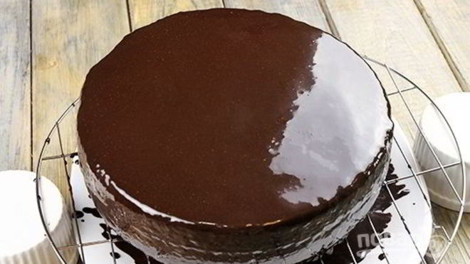 Рецепт торта-мусса тирамису с зеркальной глазурью