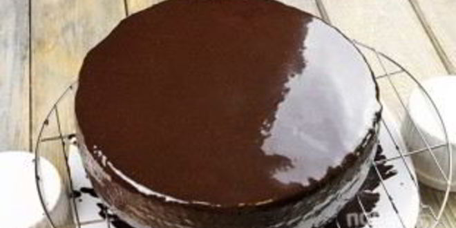 Рецепт торта-мусса тирамису с зеркальной глазурью