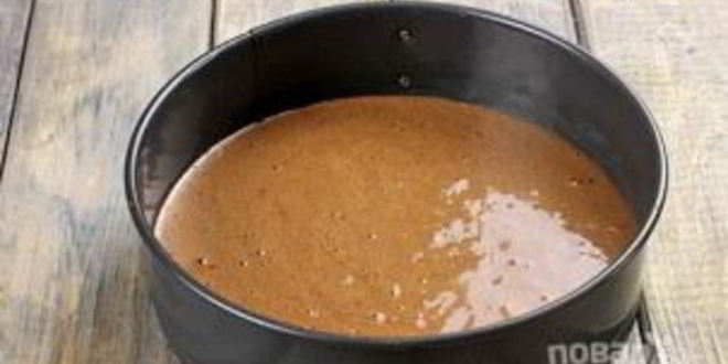 Рецепт торта-мусса тирамису с зеркальной глазурью