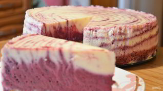 Рецепт Творожно-черничного муссовый торт