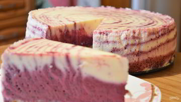 Рецепт Творожно-черничного муссовый торт