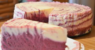 Рецепт Творожно-черничного муссовый торт