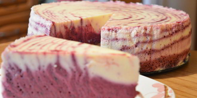 Рецепт Творожно-черничного муссовый торт