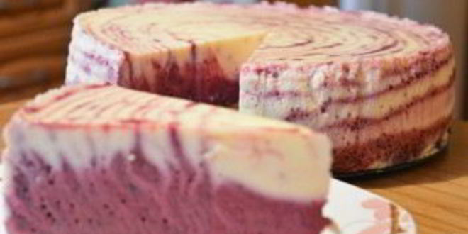 Рецепт творожно-черничного муссовый торт