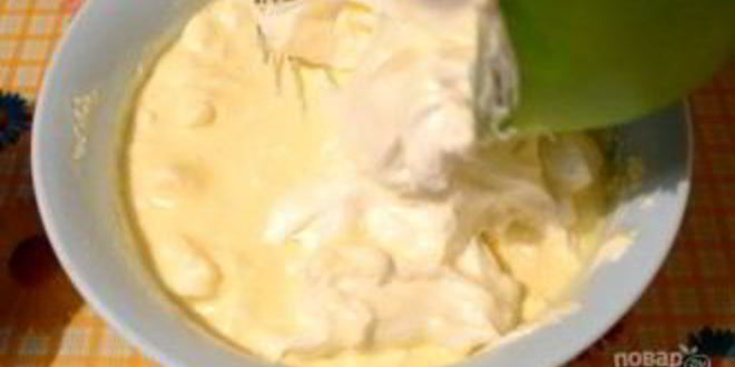 Рецепт творожно-черничного муссовый торт