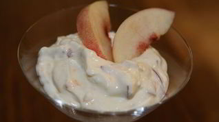 Рецепт Творожно-сливочного мусс с нектарином