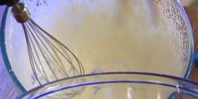 Рецепт творожно-сливочного мусс с нектарином