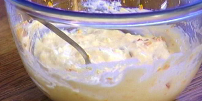 Рецепт творожно-сливочного мусс с нектарином