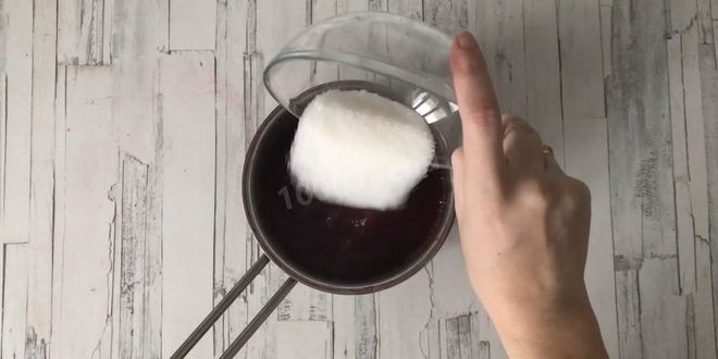 Рецепт ягодного мусса с ежевикой и клюквой