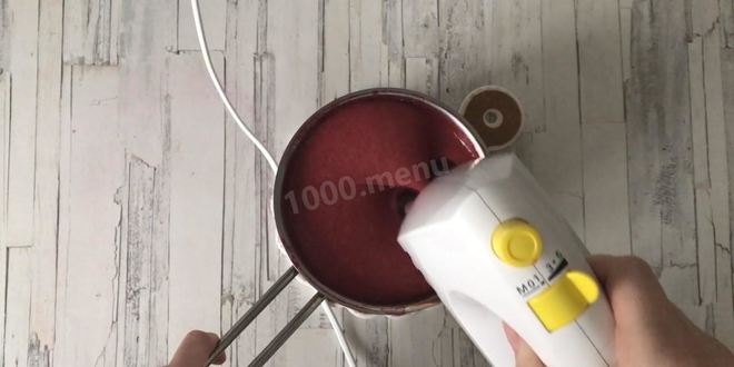 Рецепт ягодного мусса с ежевикой и клюквой