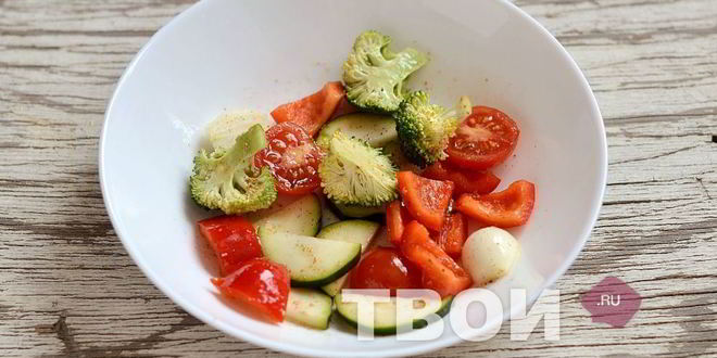 Рецепт овощного крамбла