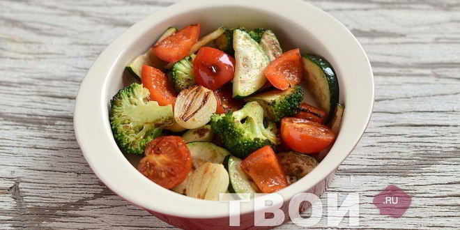 Рецепт овощного крамбла