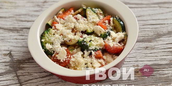 Рецепт овощного крамбла