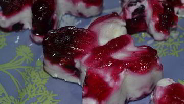 Рецепт Панны котта с ягодным соусом