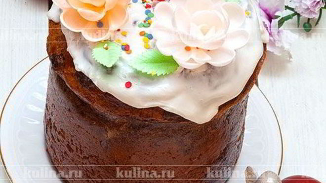 Рецепт королевского кулича