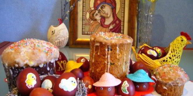 Рецепт Кулича на сливках и желтках с шафраном