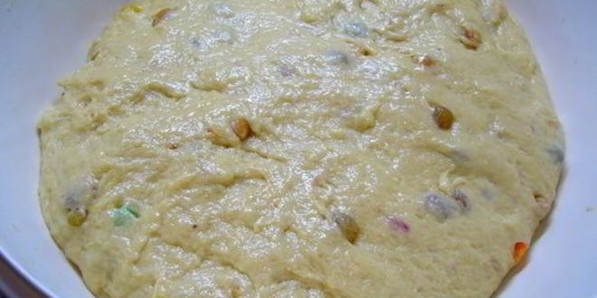 Рецепт кулича на сливках и желтках с шафраном