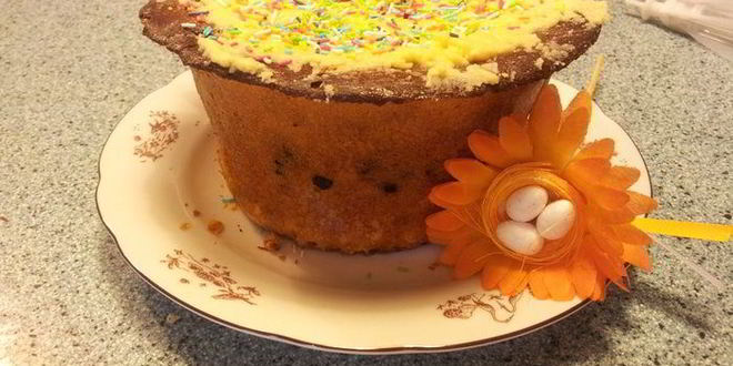 Рецепт кулича с сюрпризом