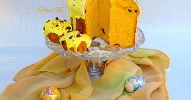 Рецепт Морковного кулича с клюквой