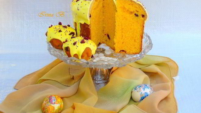 Рецепт морковного кулича с клюквой