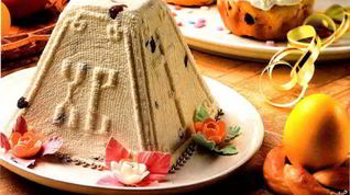 Рецепт Пасхи из творога с изюмом