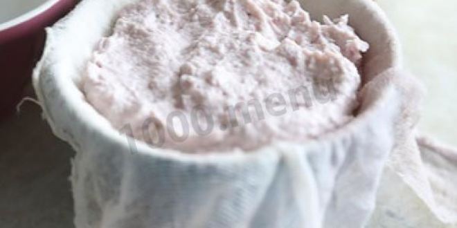 Рецепт пасхи малиновой