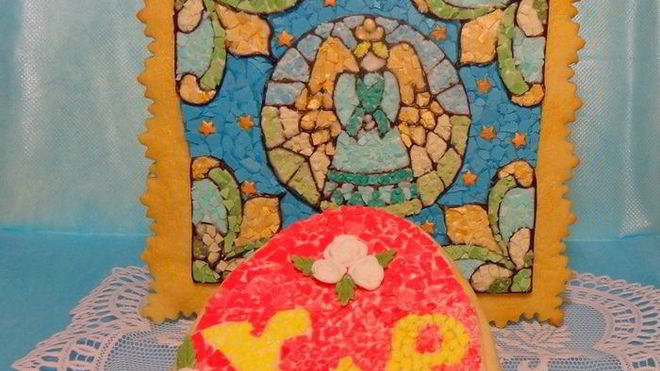 Рецепт пасхальной мозаики