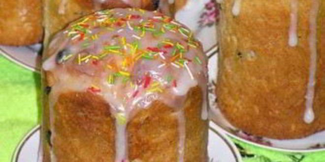 Рецепт пасхального кулича без яиц